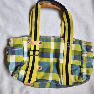 GAP Yellow/Apple Green Canvas Totes Bag
